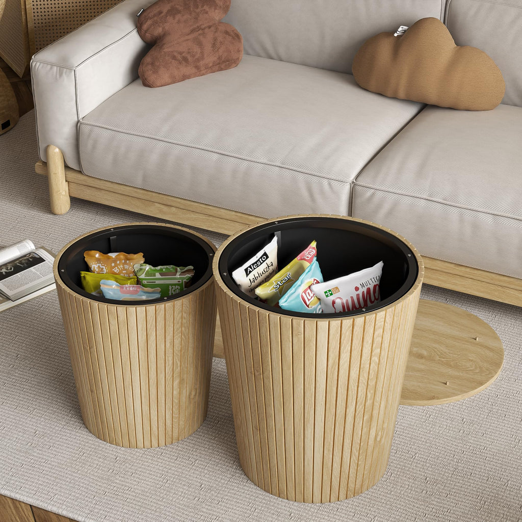2-Piece Round Coffee Table Set U877402