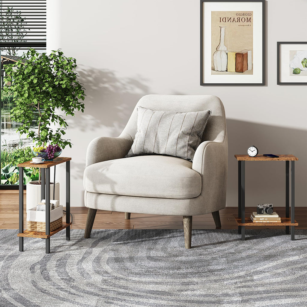 Narrow 2-Tier Side Table L3978