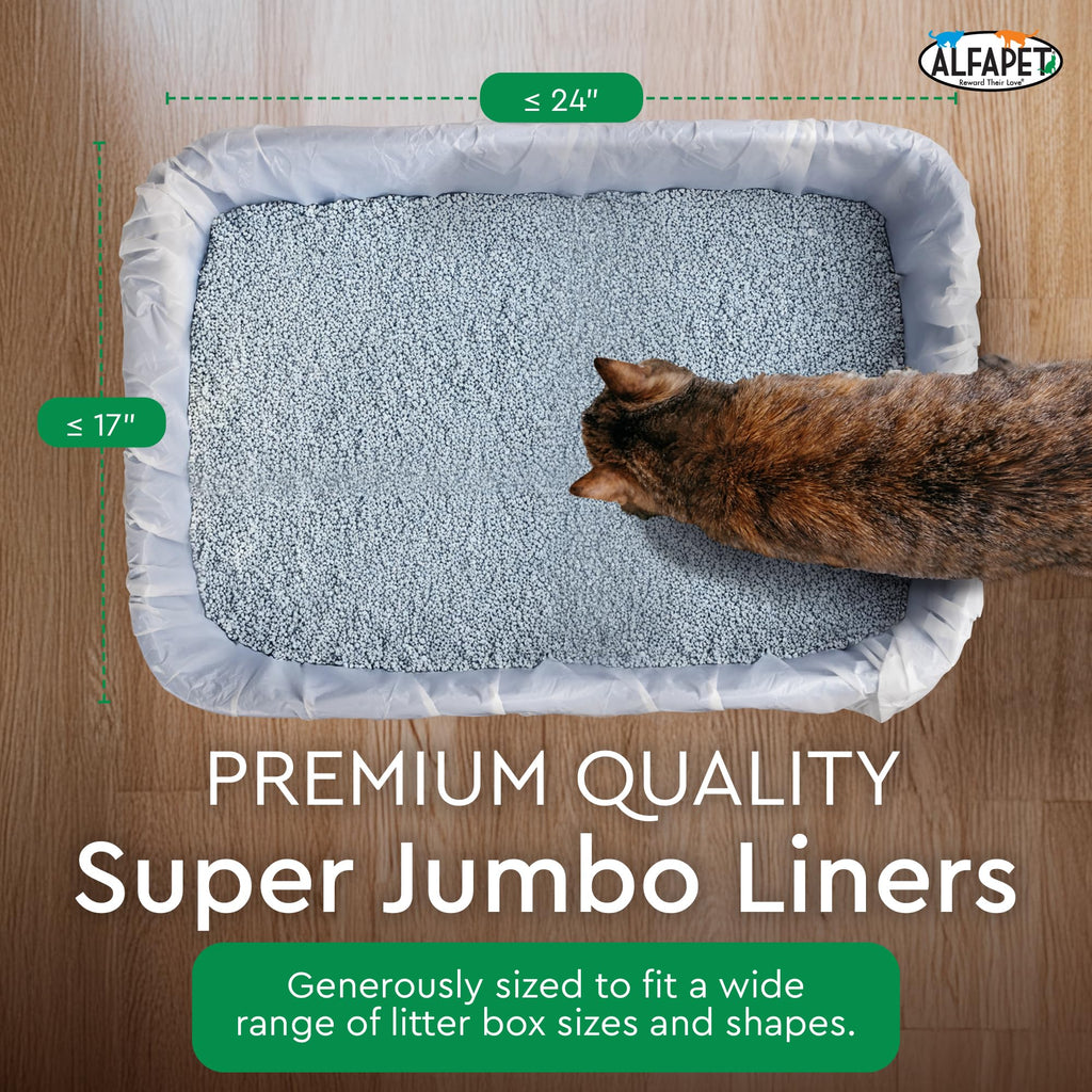 Elastic Cat Litter Box Liners, 13 Count Super Jumbo K5121