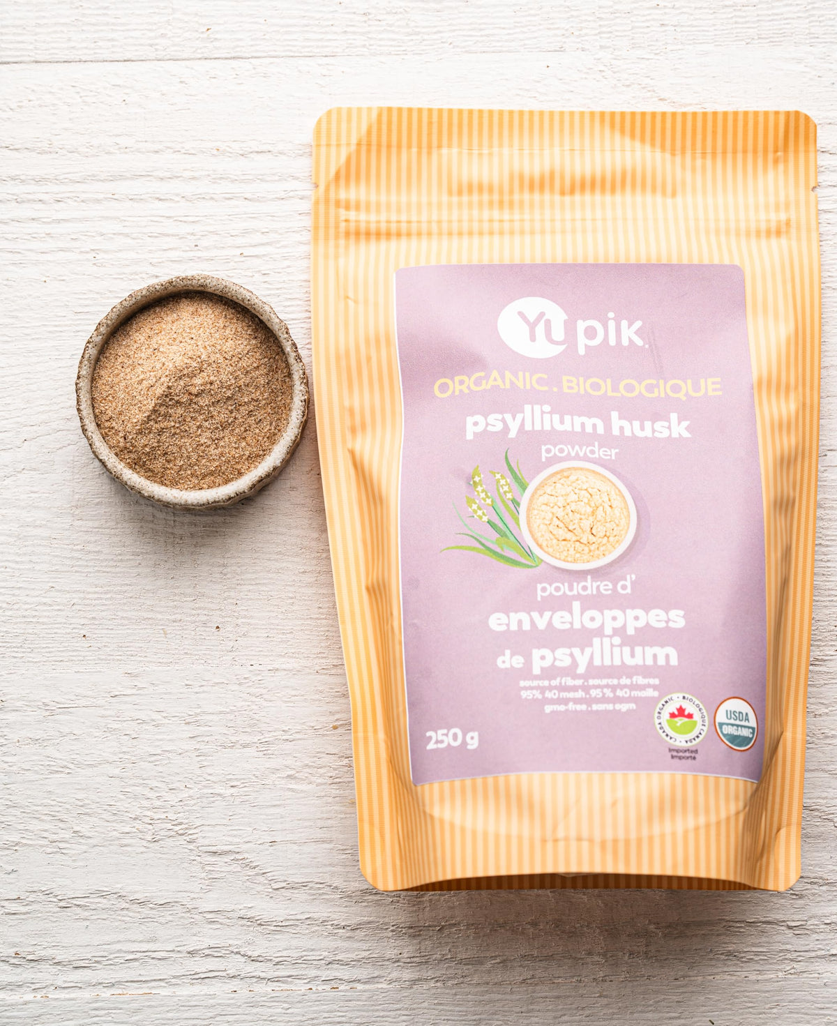 Organic Whole Husk Psyllium 8.8 Oz Z18772