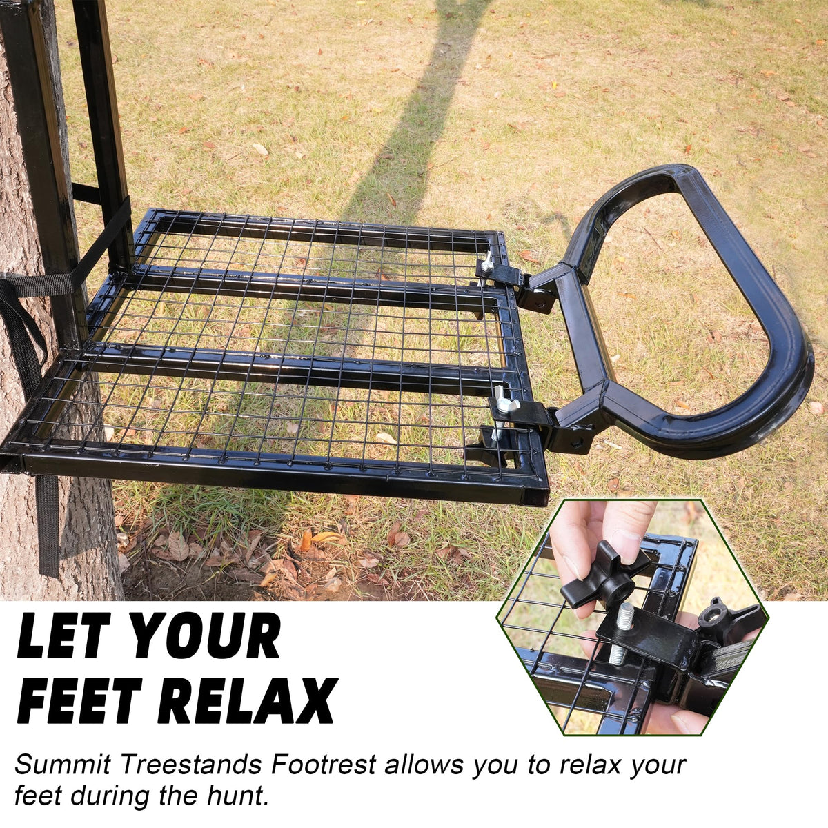 Heavy Duty Metal Treestand Footrest Kit D6702