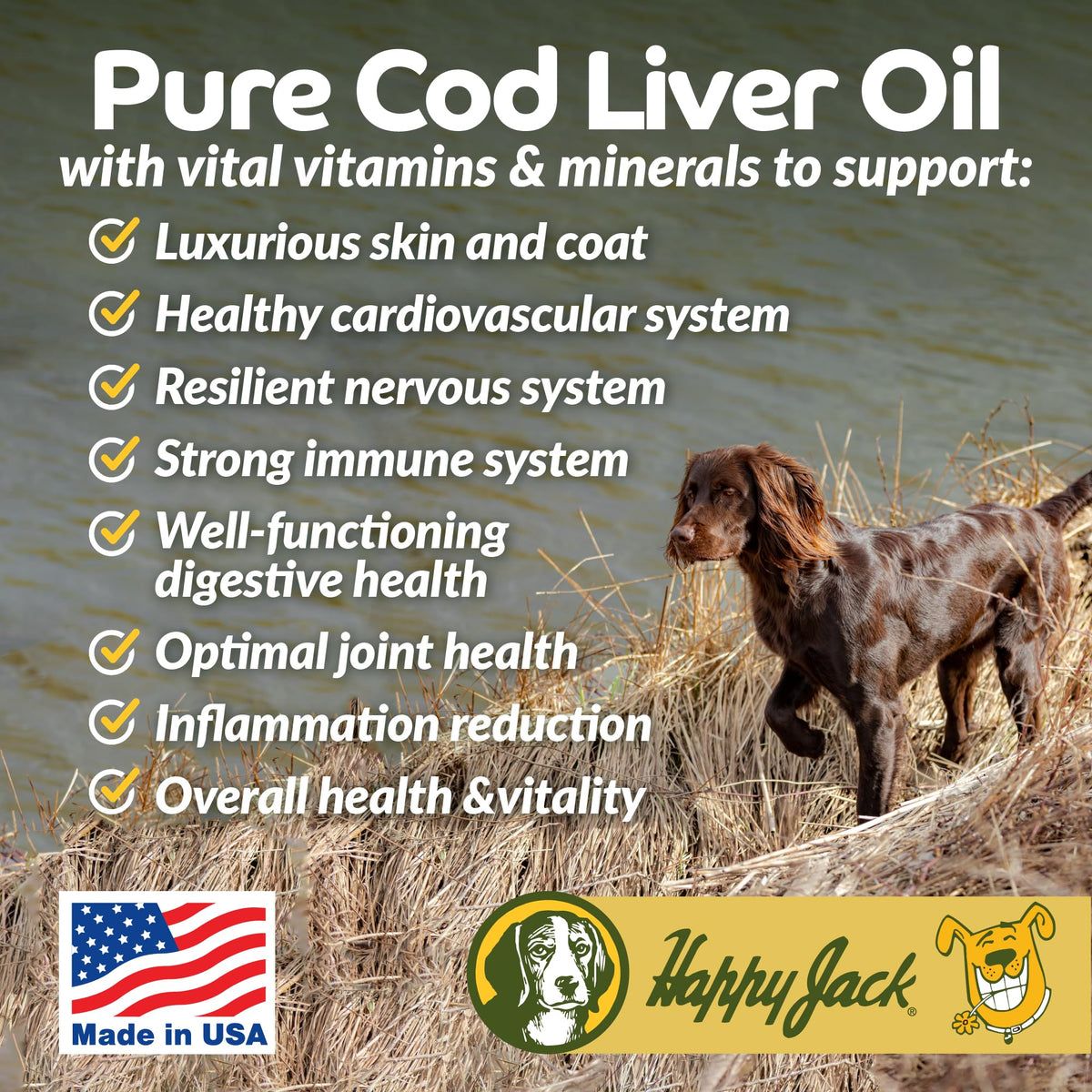 Cod Liver Fish Oil for Dogs 16 oz R144822