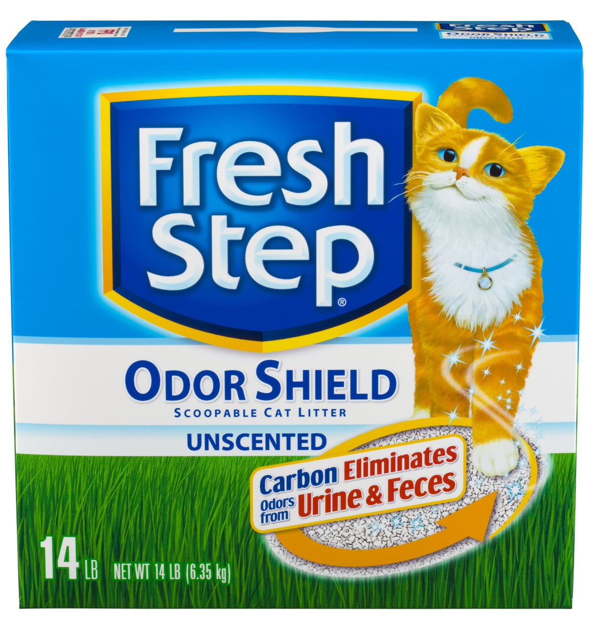 Unscented Clumping Cat Litter with Activated Charcoal, 14 lb I86166