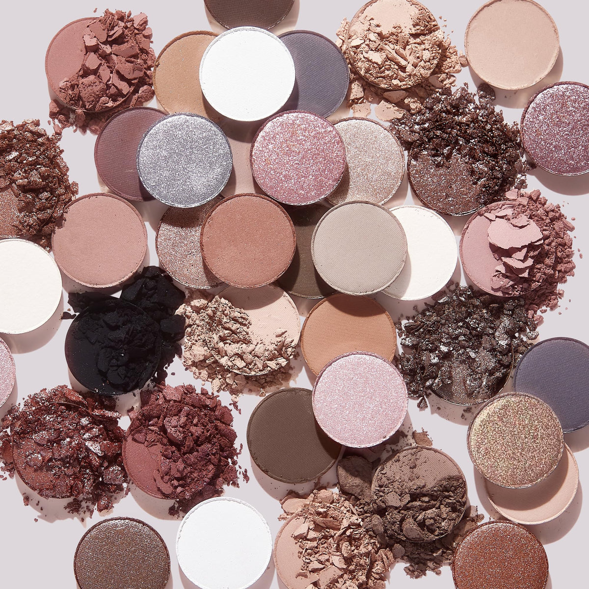 30 Pan Cool Tone Eyeshadow Palette with Matte & Metallic Finishes G7210