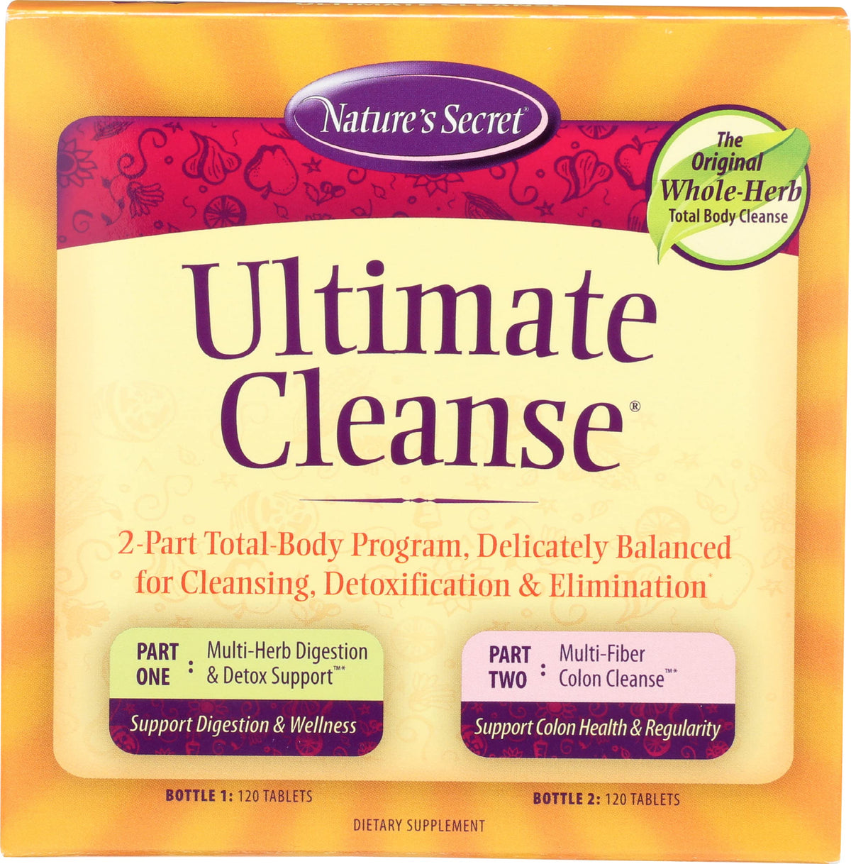 120 Tablet Cleansing Detoxification Supplement V239