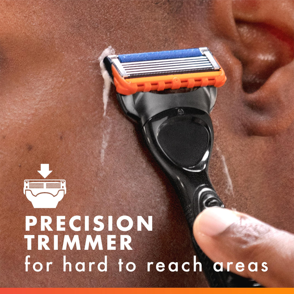 5-Blade Razor Blade Refills with Precision Trimmer, 10 Count E9454
