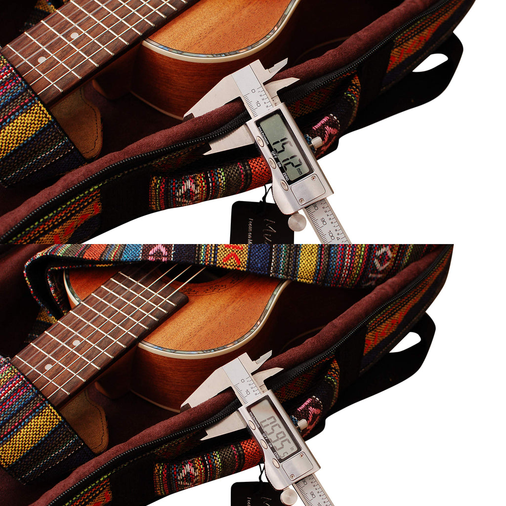 0.6" Thick Padded Guitalele Guitar Case & Bag L9518
