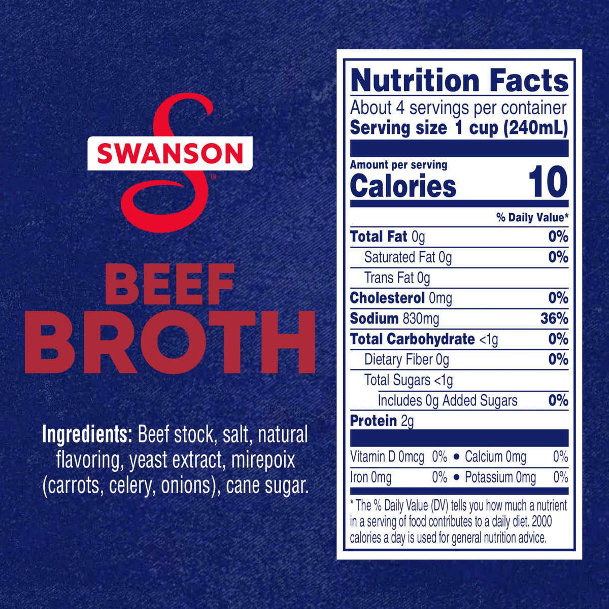 Beef Broth 32 oz Carton S2915