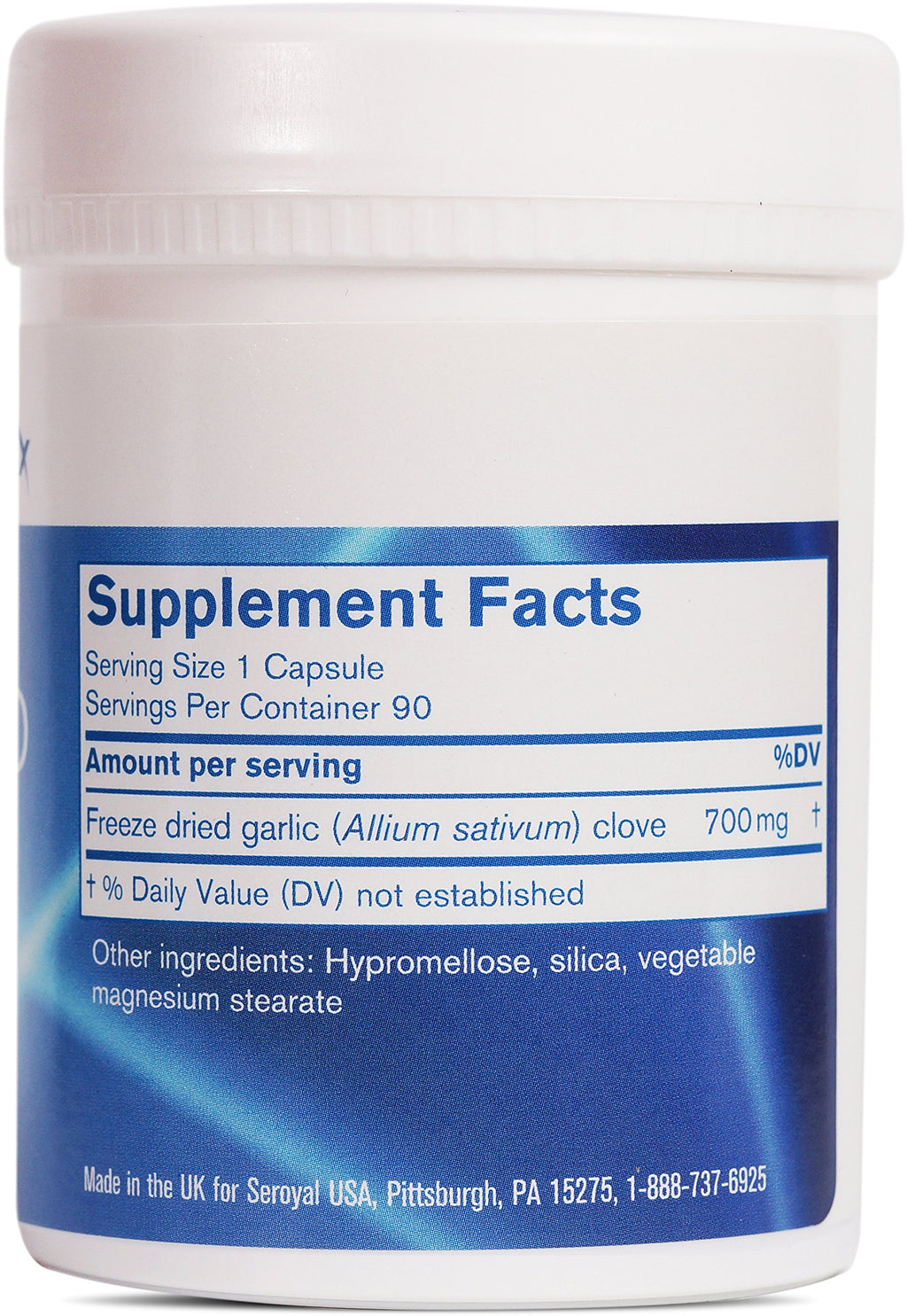 Garlic Freeze Dried 90 Capsules C5163