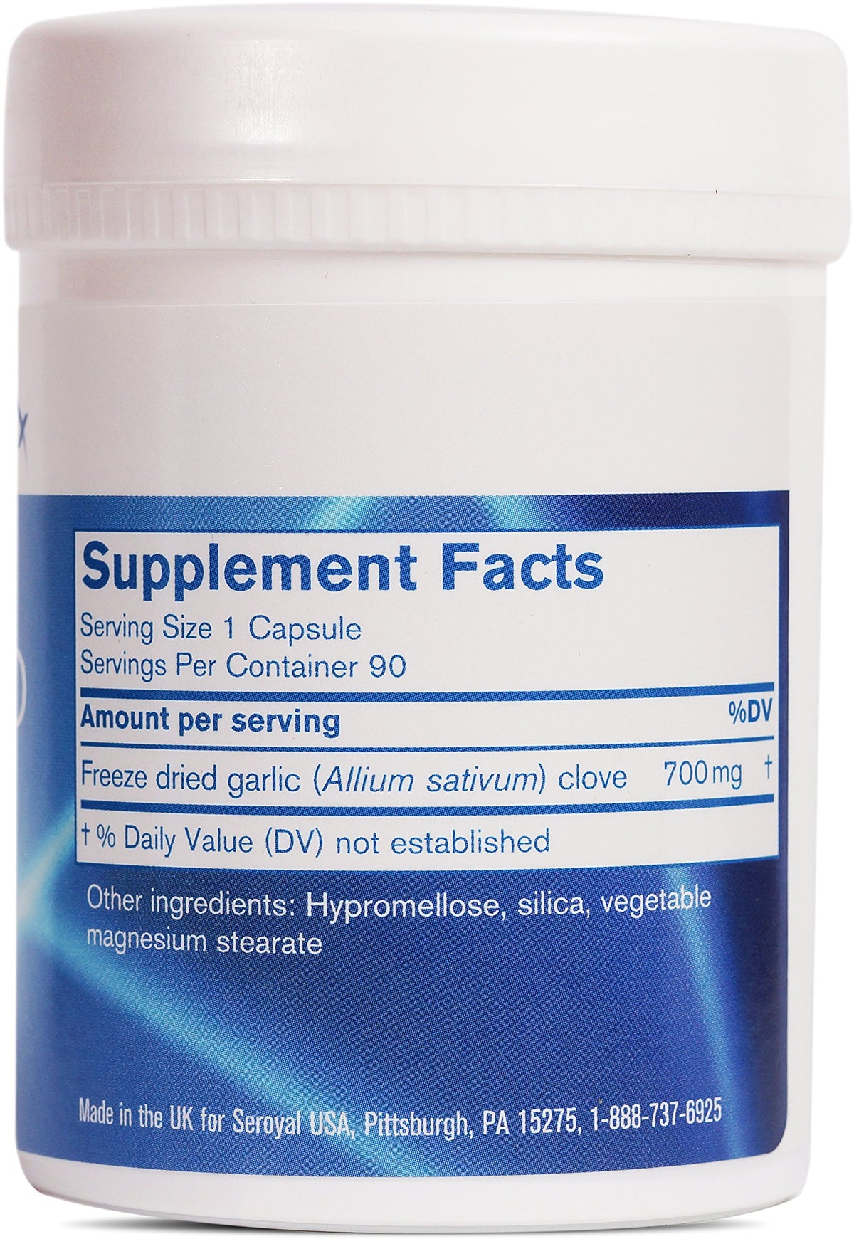 Garlic Freeze Dried 90 Capsules C5163