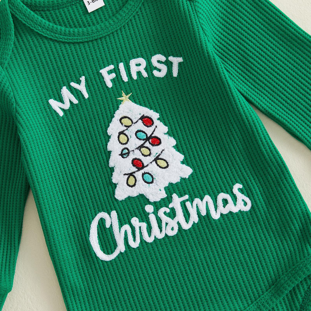 Baby Boy Christmas Outfit Romper Pants Hat T121342