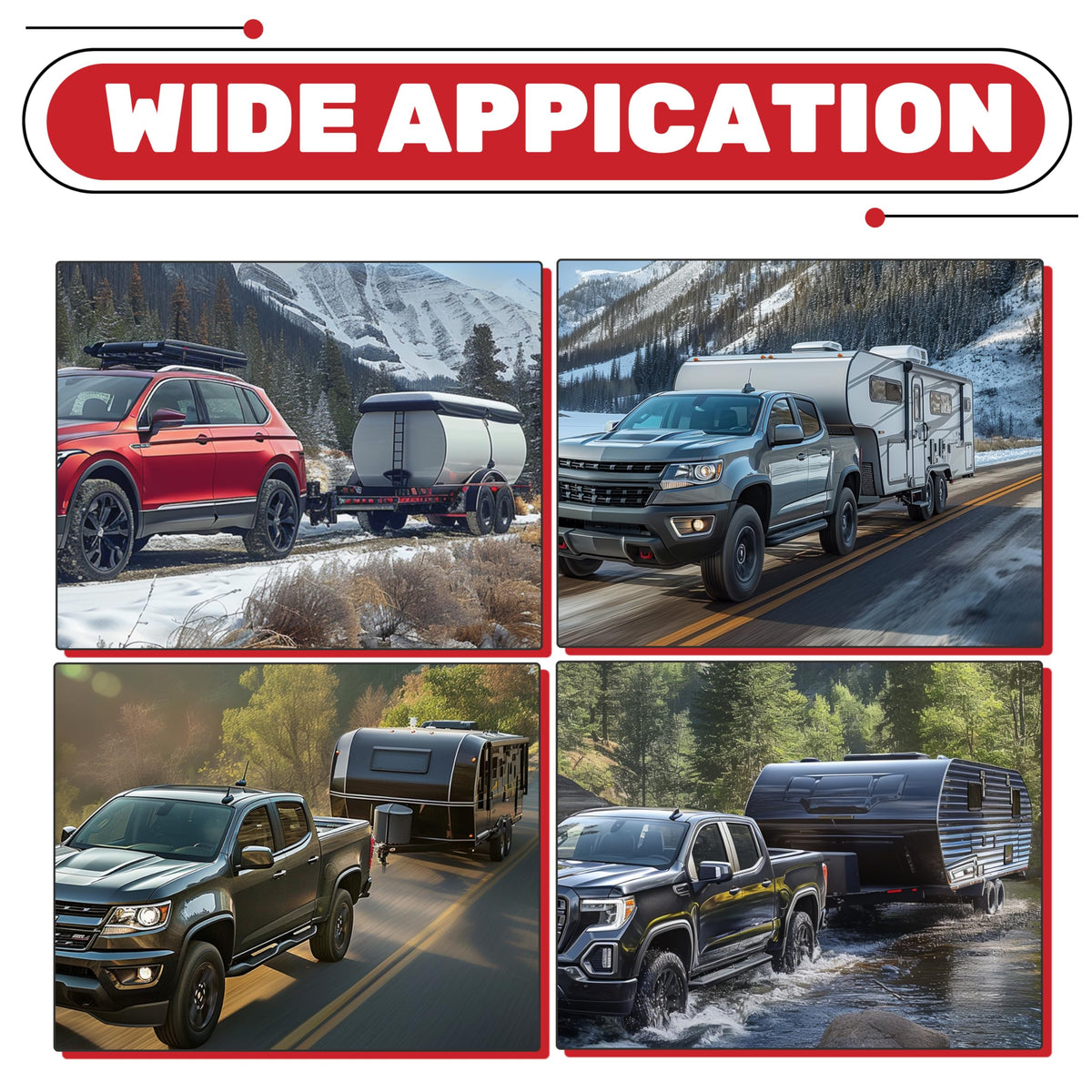 RV Weight Distribution Hitch Brackets Q464